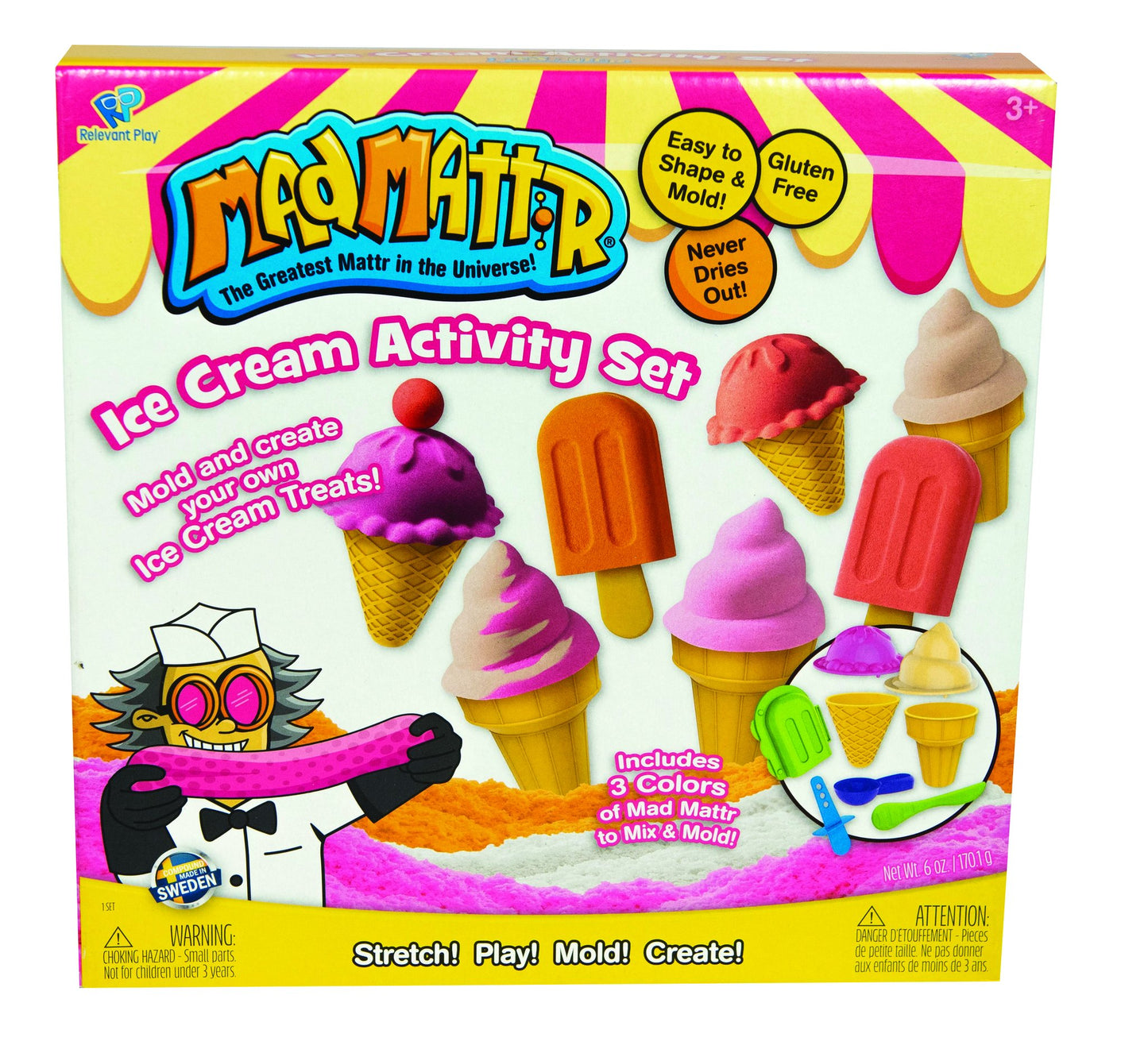 Mad Mattr Ice Cream Activity Set