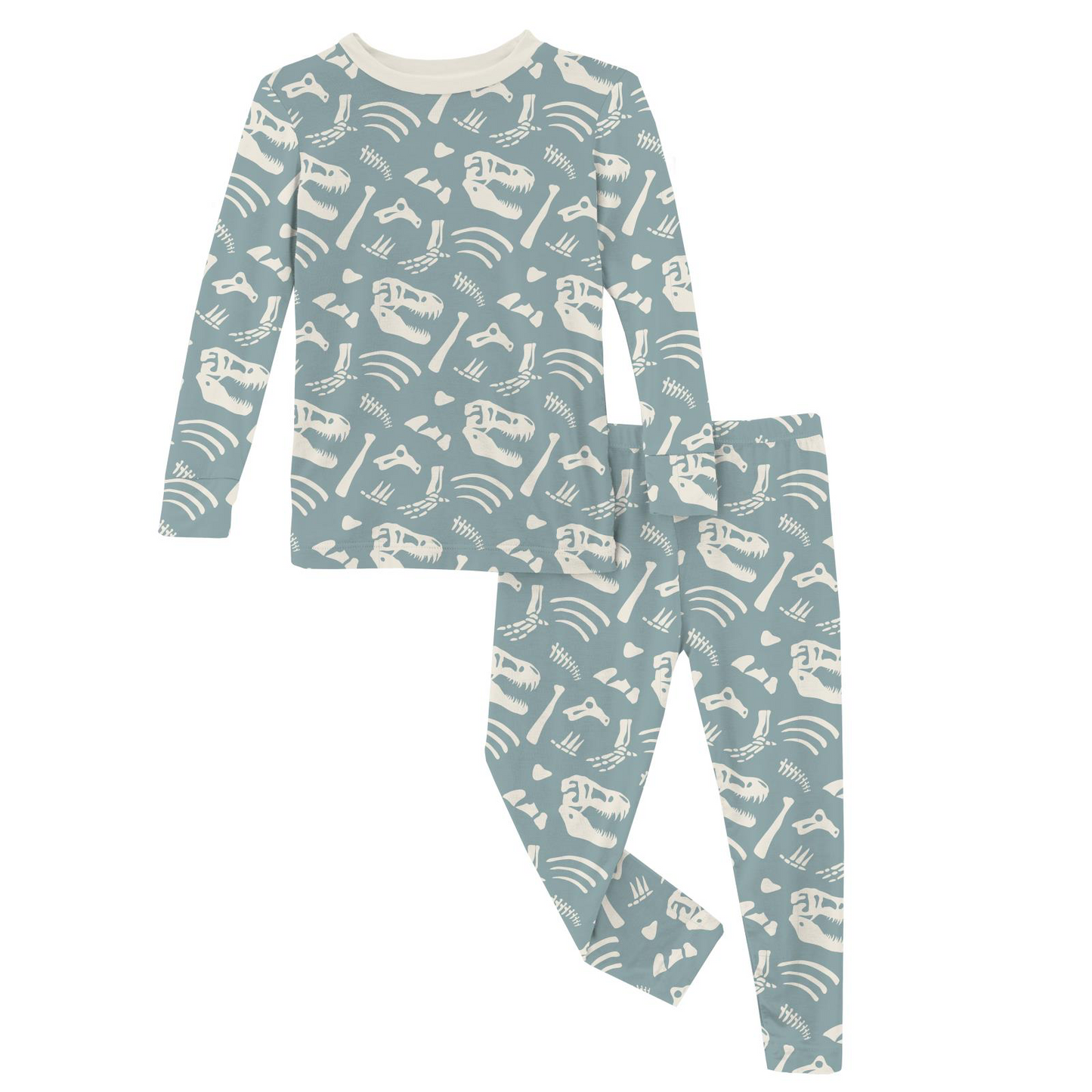 Jade Bones Print L/S Pajama Set