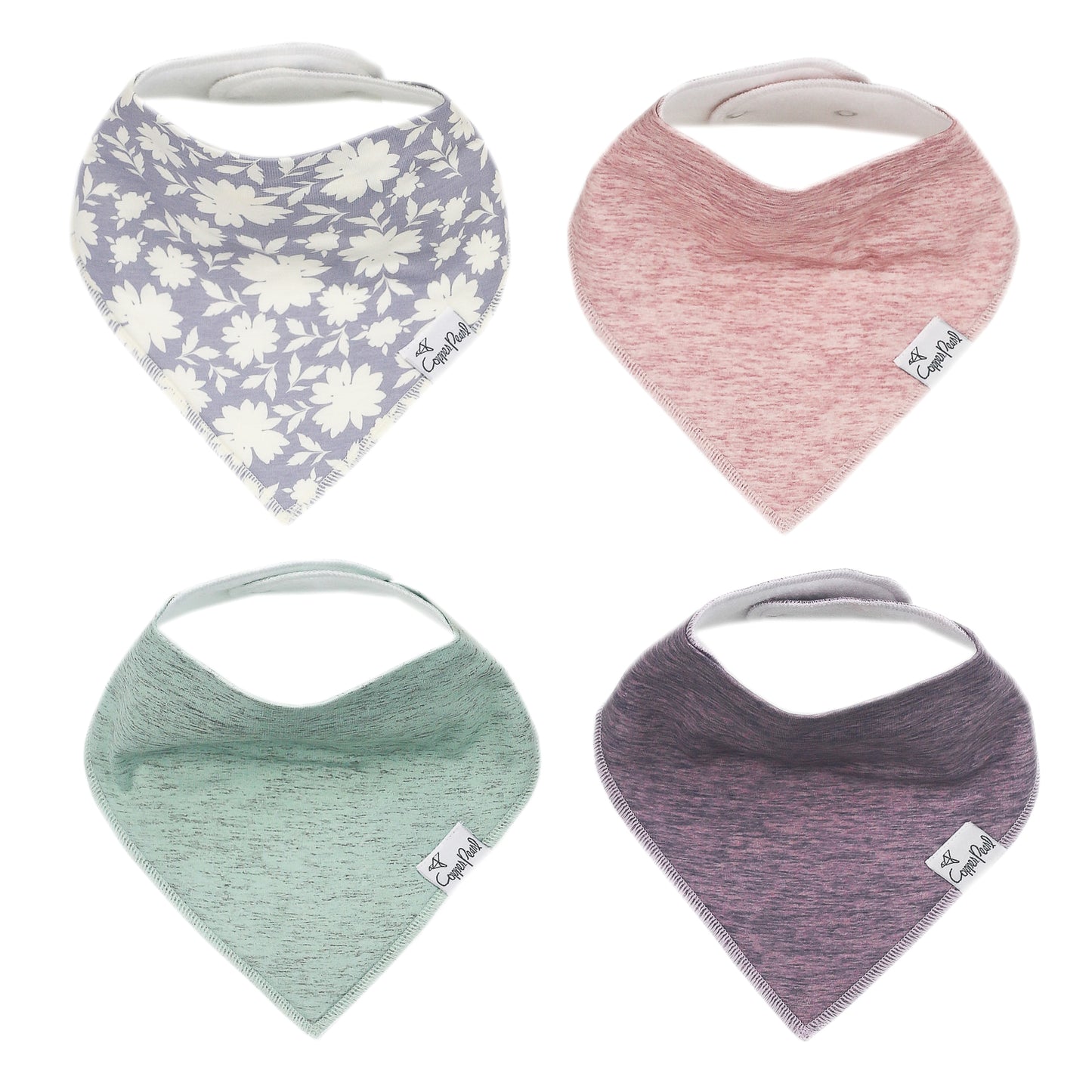 Copper Pearl Single Bandana Bibs - Lacie