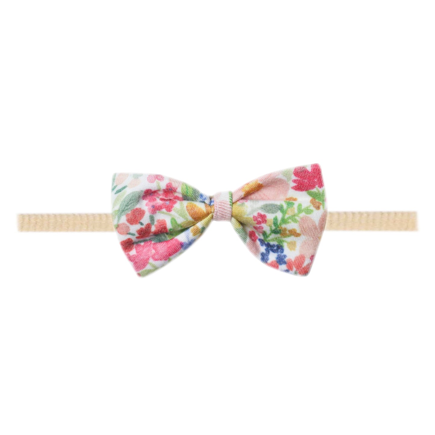 Copper Pearl Nylon Bowtie Headband - Lark