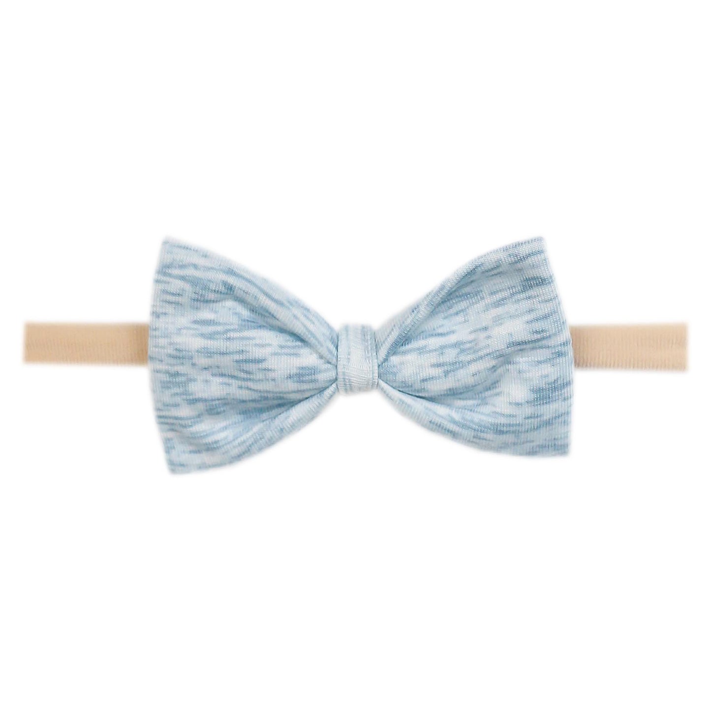 Copper Pearl Nylon Bowtie Headband - Lennon