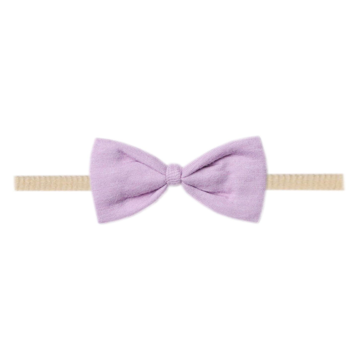 Copper Pearl Nylon Bowtie Headband - Lily