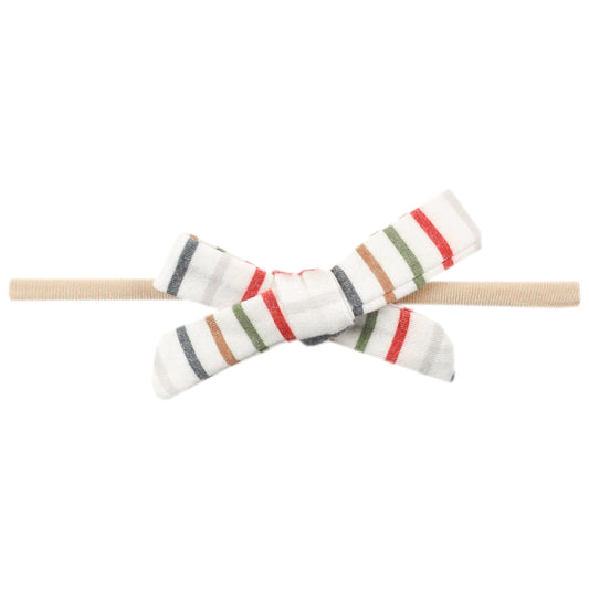 Copper Pearl Ribbon Nylon Bow - Linus