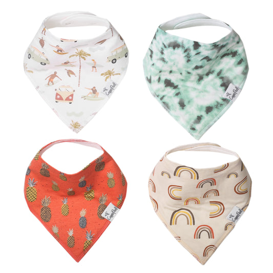 Copper Pearl Single Bandana Bibs - Maui NEW