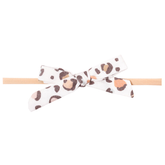 Copper Pearl Ribbon Nylon Bow - Millie