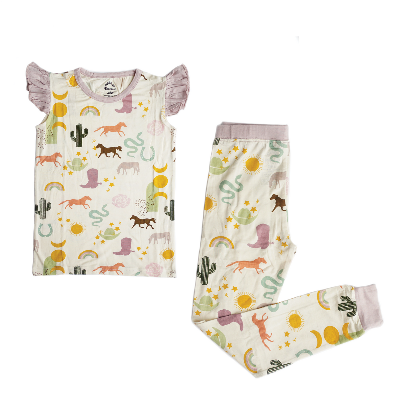 Wild and Free Bamboo Toddler Pajama Set