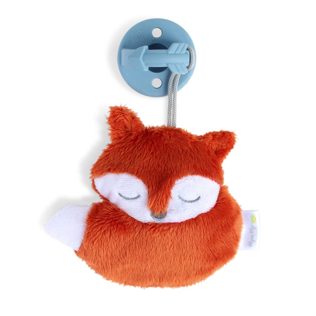Itzy Ritzy Sweetie Pals Pacifier with Animal Attached - Alex the Fox