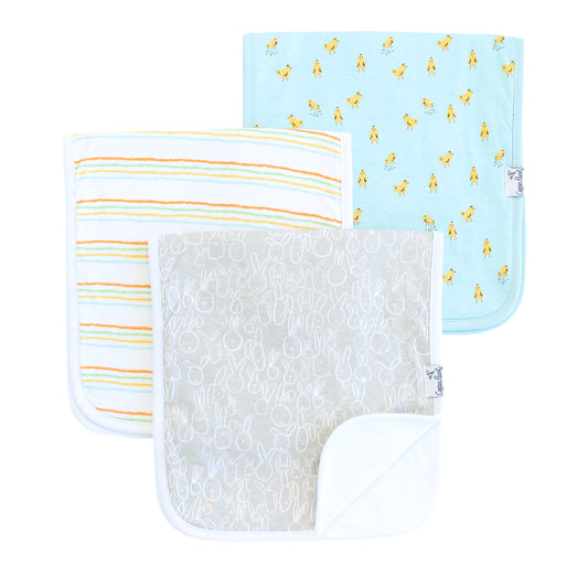 Copper Pearl Single Burp Cloth - Peter