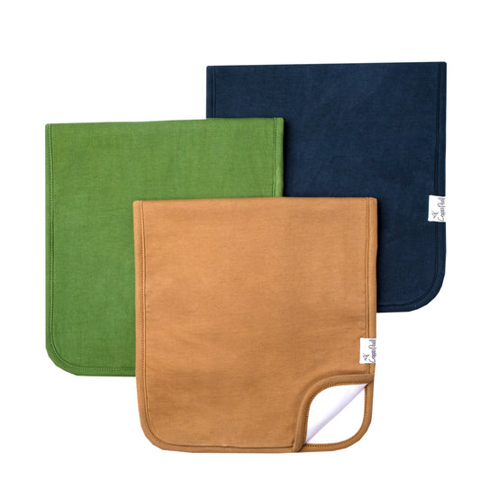 Copper Pearl Single Burp Cloth - Ridge