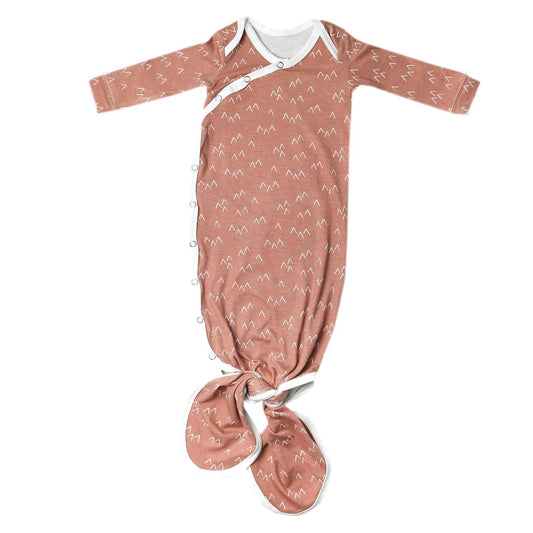 Copper Pearl Knotted Gown - Rocky