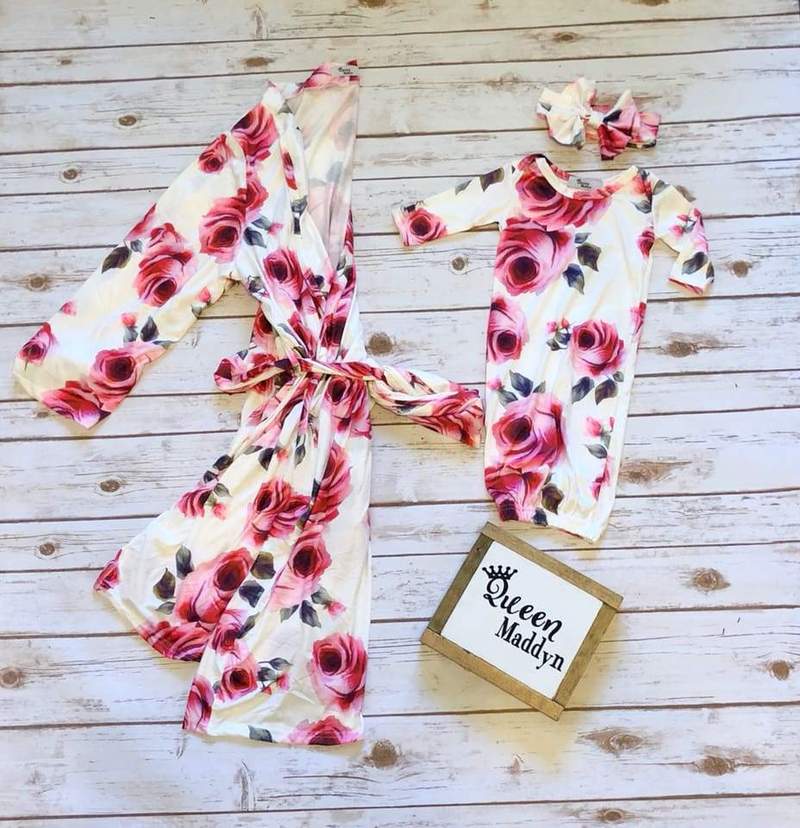 Queen Maddyn Mommy & Baby Gift Set - Classic Rose
