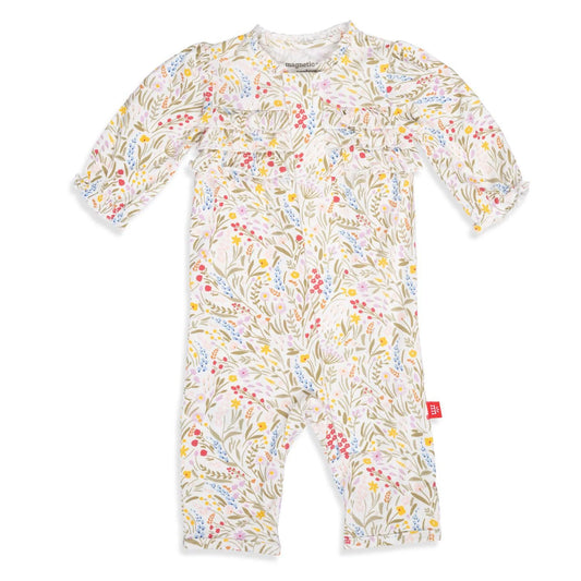 Ashleigh Modal Magnetic Ruffle Coverall