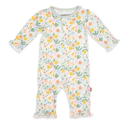 My Zest Life Modal Magnetic Ruffle Coverall