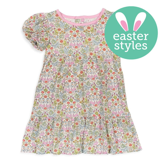 Hip Hop Modal Magnetic Toddler Tiered Dress
