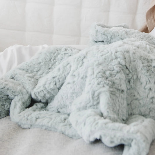Sweet Mint Dream Receiving Blanket