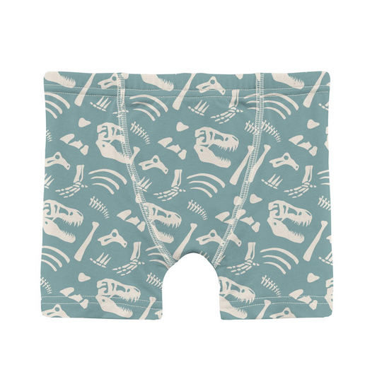 Jade Bones Print Boy's Boxer Brief