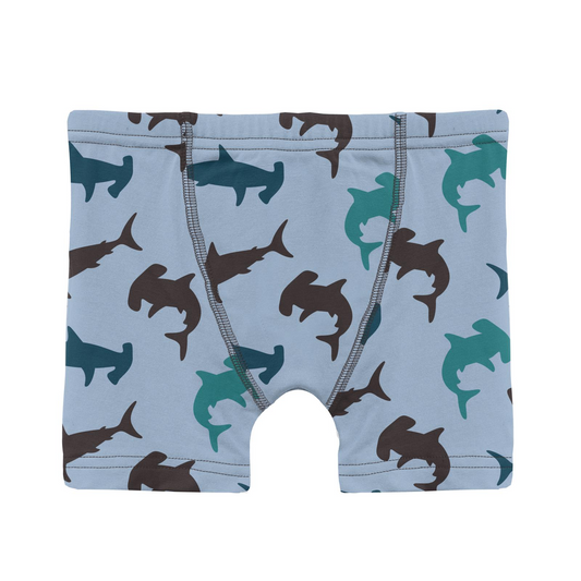 Pond Hammerhead Print Boy's Boxer Brief