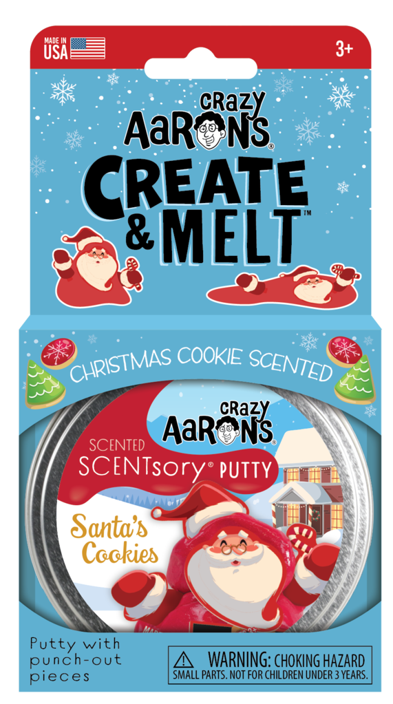 Crazy Aaron's Create & Melt Scentsory Putty - Santa's Cookie