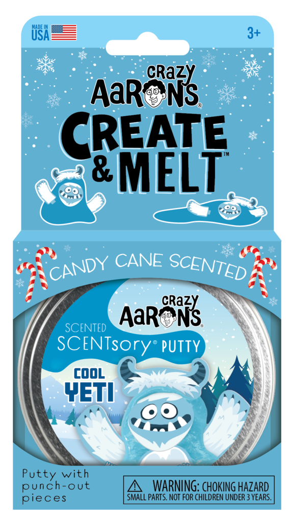 Crazy Aaron's Create & Melt Scentsory Putty - Cool Yeti