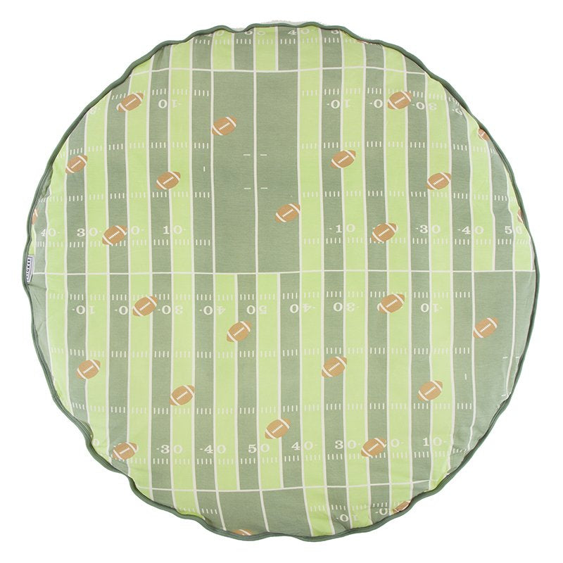 Print Sherpa-Lined Fluffle Playmat - Football