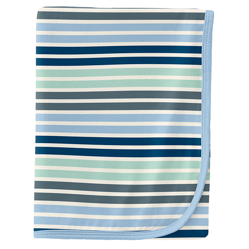 Print Swaddling Blanket - Fairground Stripe