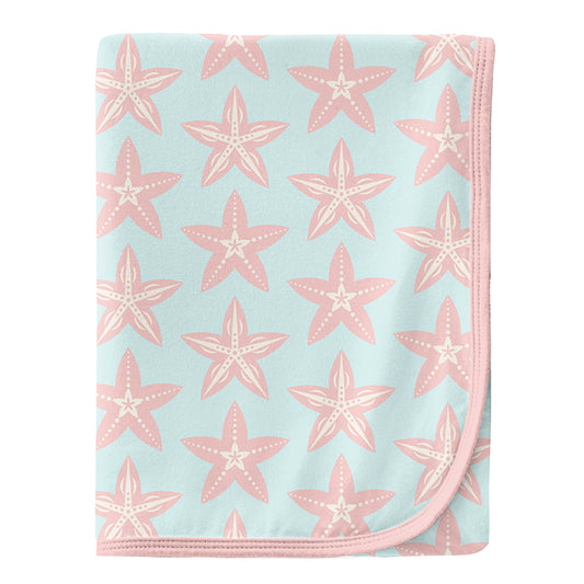 Print Swaddling Blanket - Fresh Air Fancy Starfish