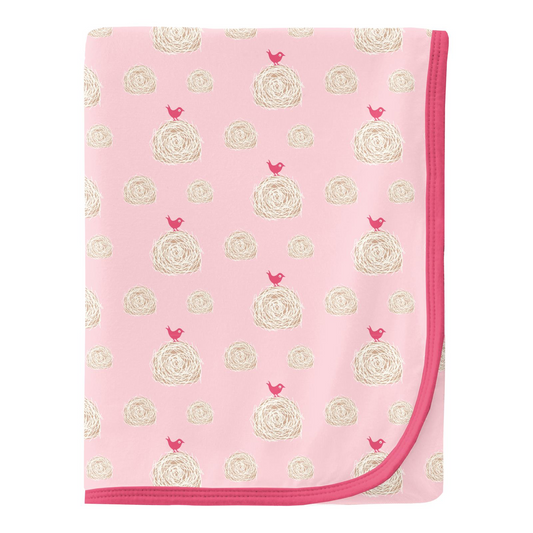 Lotus Hay Bales Print Swaddling Blanket