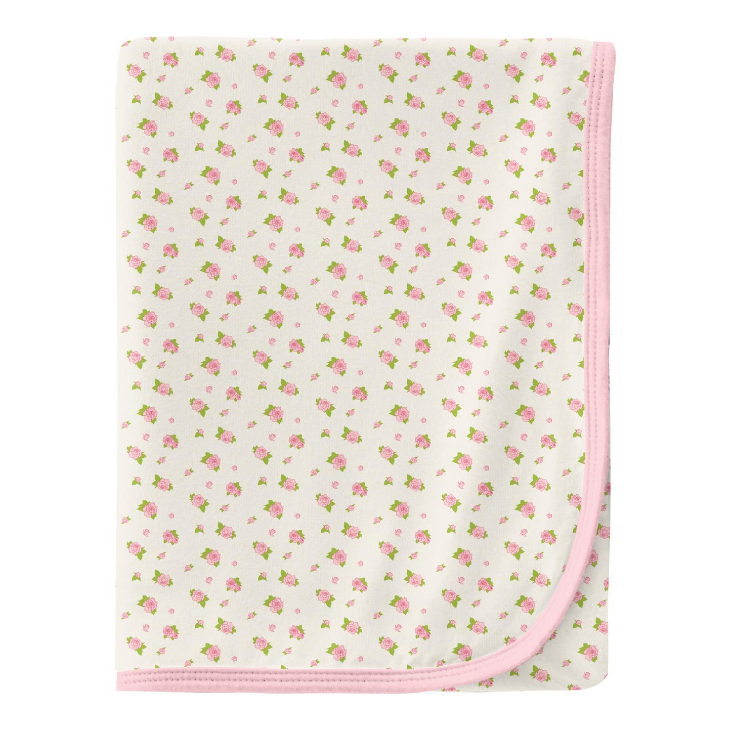 Natural Buds Print Swaddling Blanket