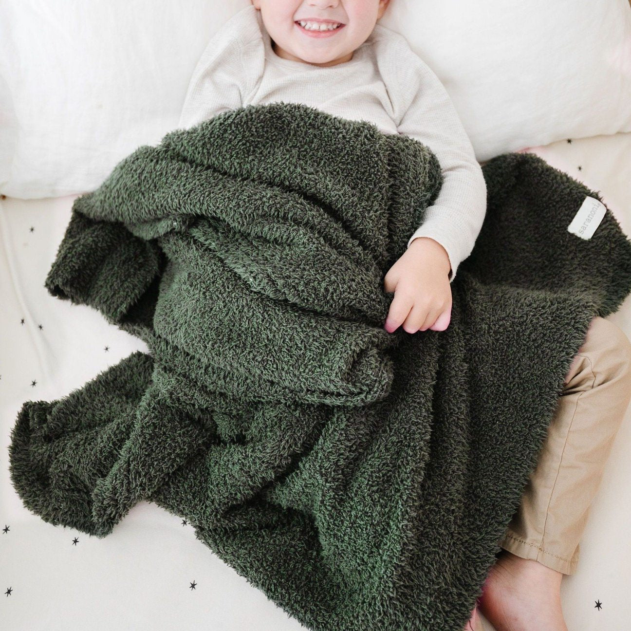 Juniper Bamboni Toddler Blanket - Saranoni