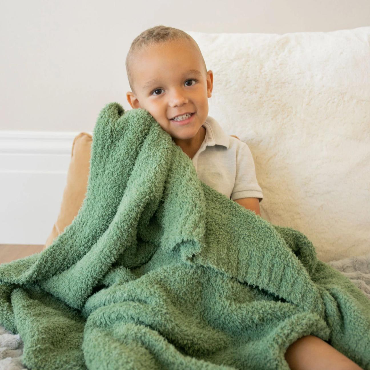 Saranoni Bamboni Toddler to Teen Blanket - Olive