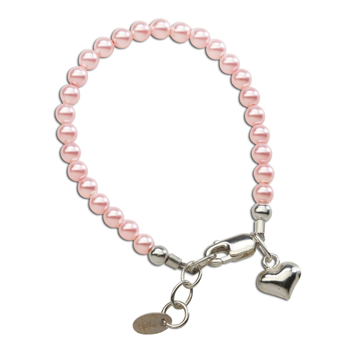 Serenity 2 (Pink) - Sterling Silver Pink Pearl Bracelet