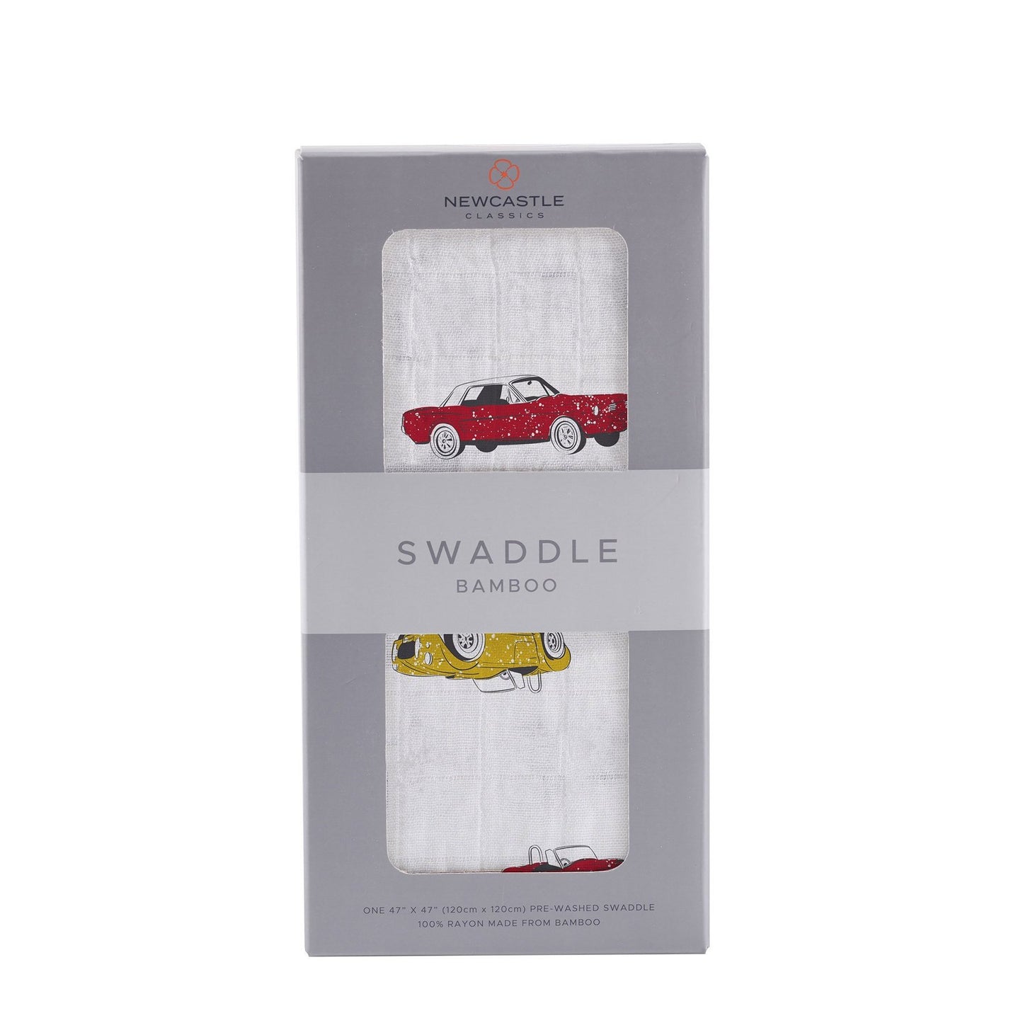 Vintage Muscle Cars Bamboo Muslin Swaddle Blanket