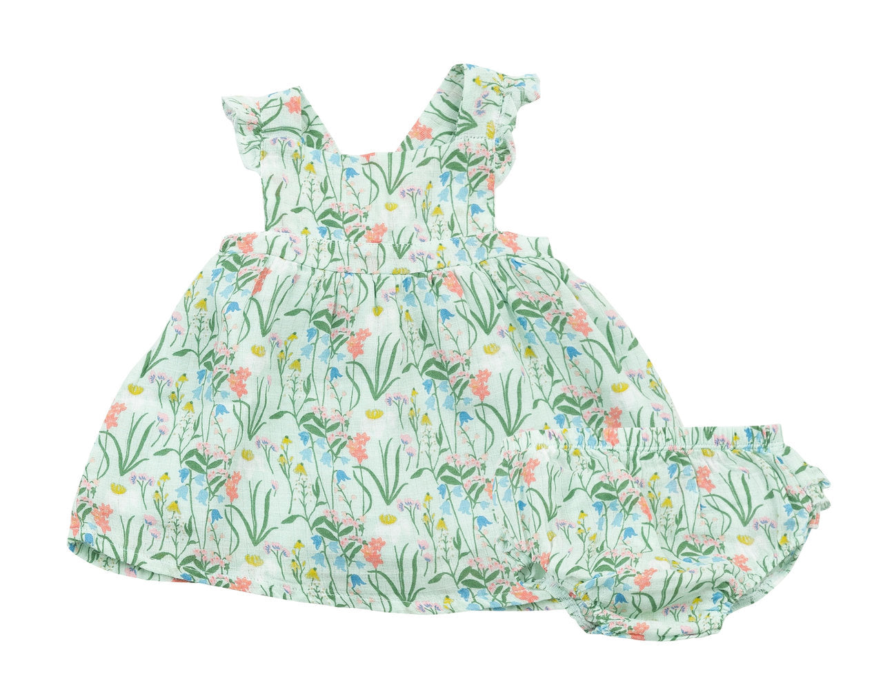 Angel Dear Pinafore Top and Bloomer Set - Summer Morning