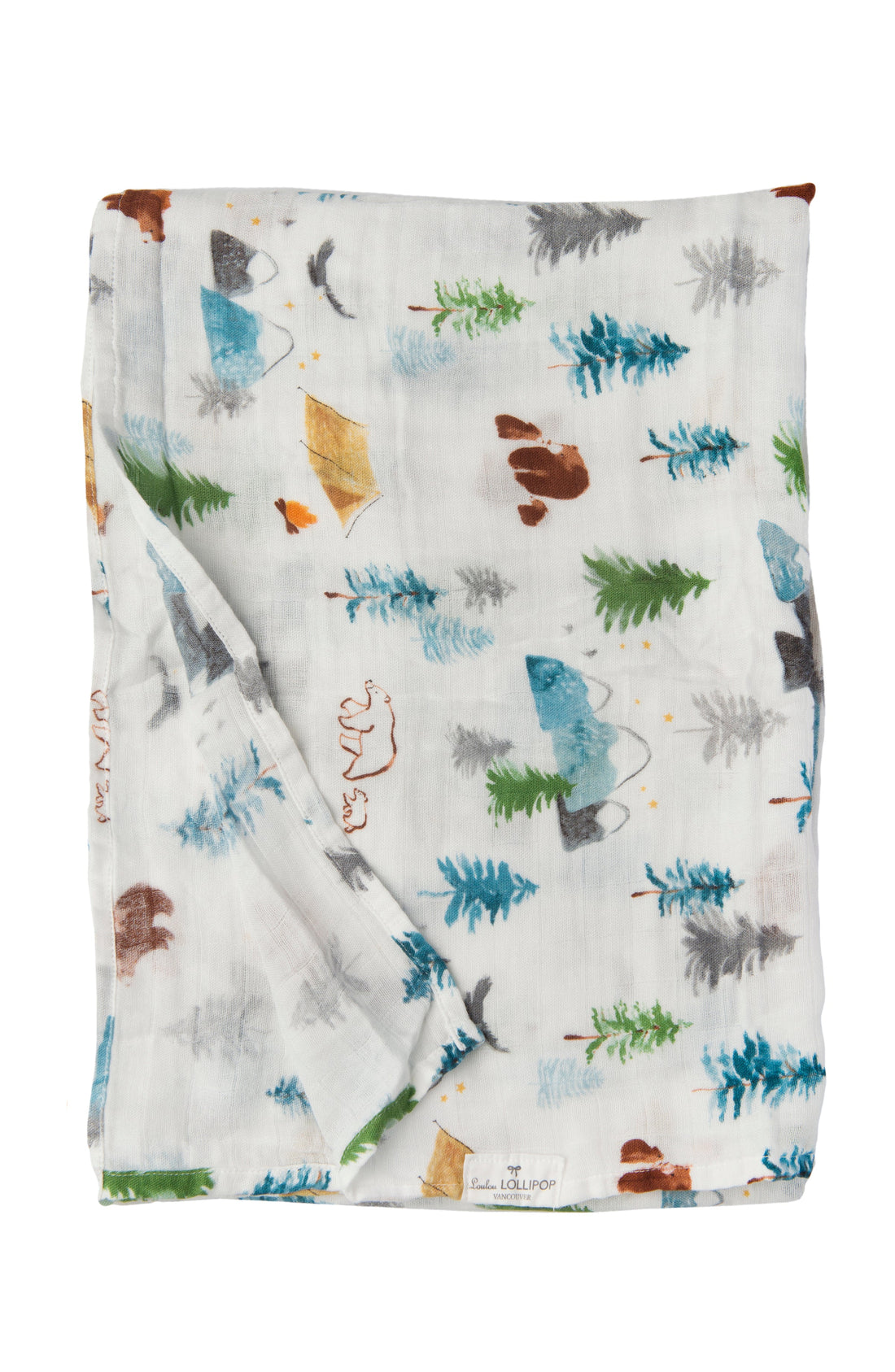 Adventure Begins Muslin Swaddle Blanket - Loulou Lollipop