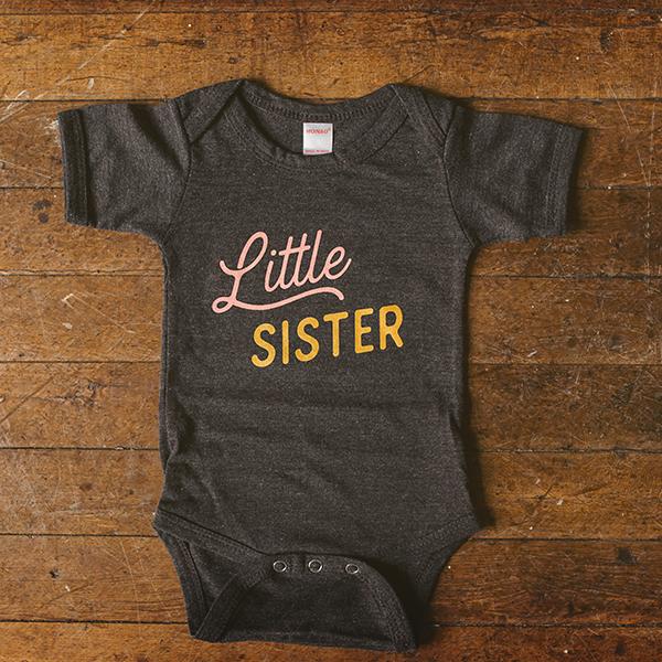 Sweetpea and Co. Little Sister Baby Bodysuit
