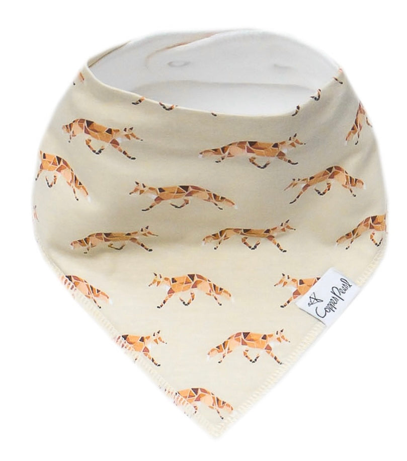 Copper Pearl Single Bandana Bibs - Swift