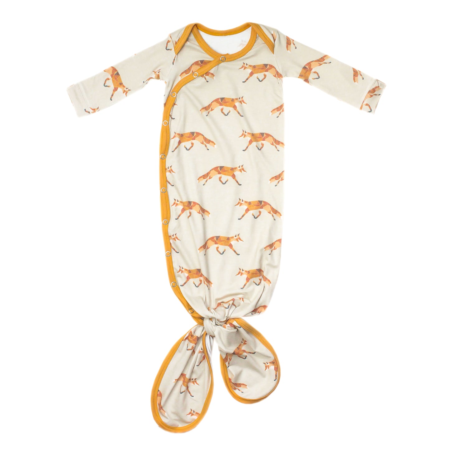 Copper Pearl Knotted Gown - Swift
