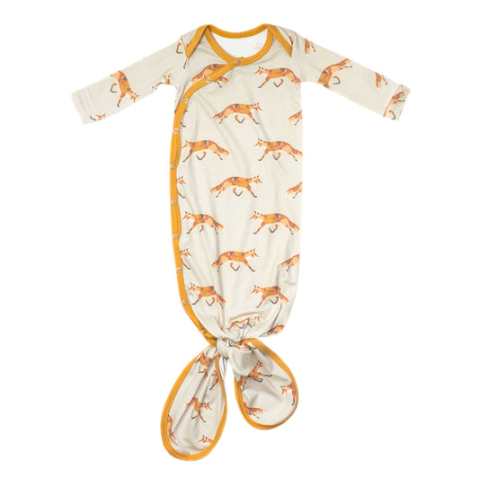 Copper Pearl Knotted Gown - Swift
