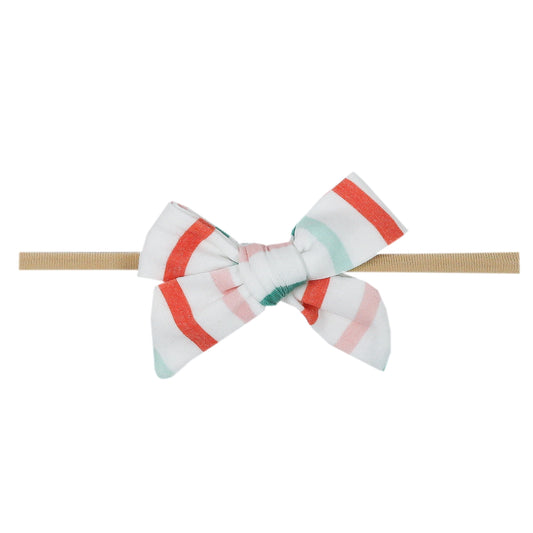 Copper Pearl Classic Nylon Bow - Tinsel