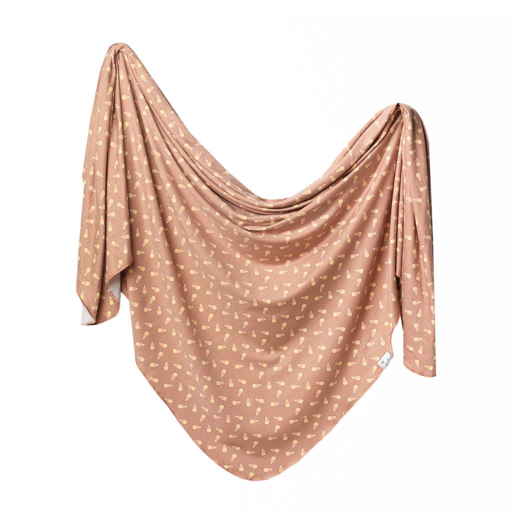 Copper Pearl Knit Swaddle Blanket - Treat