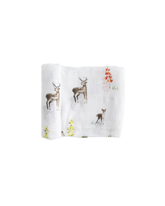 Oh Deer Cotton Swaddle Blanket
