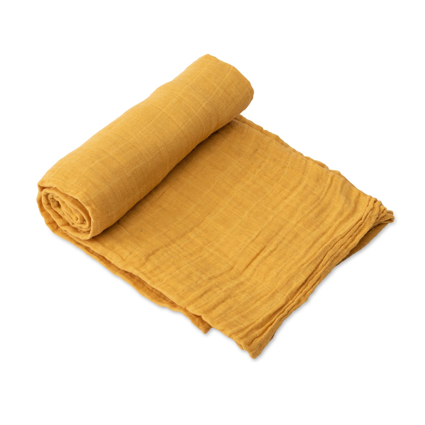 Mustard Cotton Swaddle Blanket
