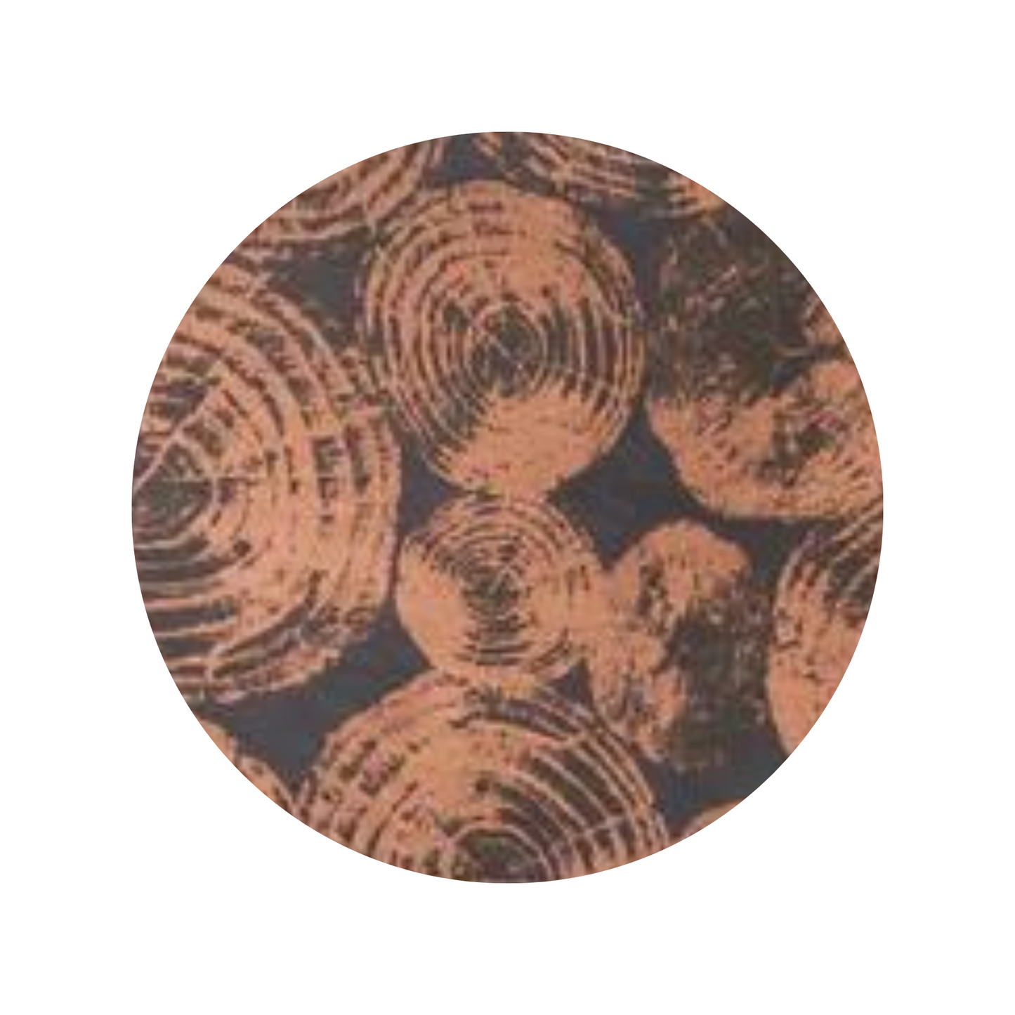 Copper Pearl Single Burp Cloth - Lumberjack