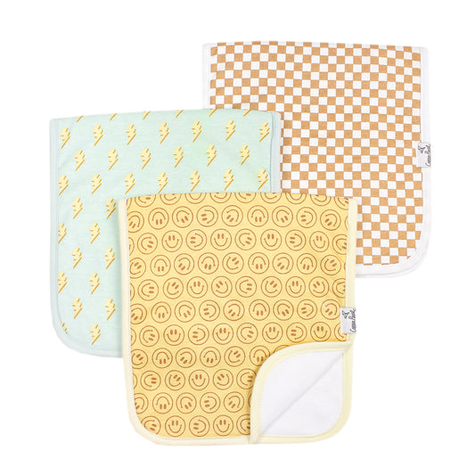 Copper Pearl Single Burp Cloth - Vance
