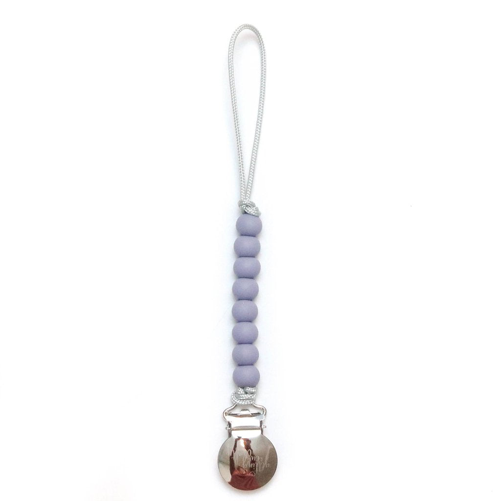 Veda Pacifier Clip - Orchid