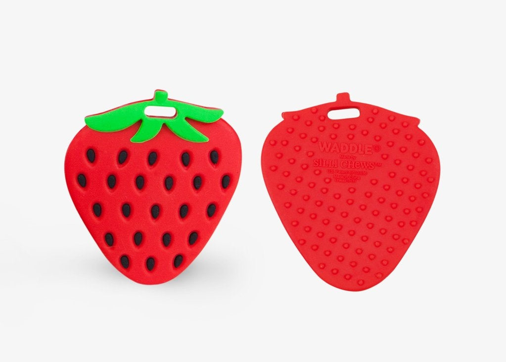 Waddle Socks and Teether Gift Set - Strawberry