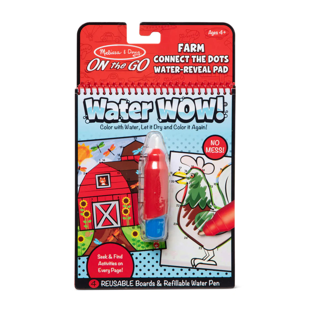 Water Wow! Connect the Dots Farm - On the Go Travel Activity
