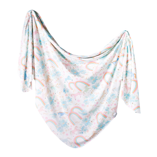 Copper Pearl Knit Swaddle Blanket - Whimsy