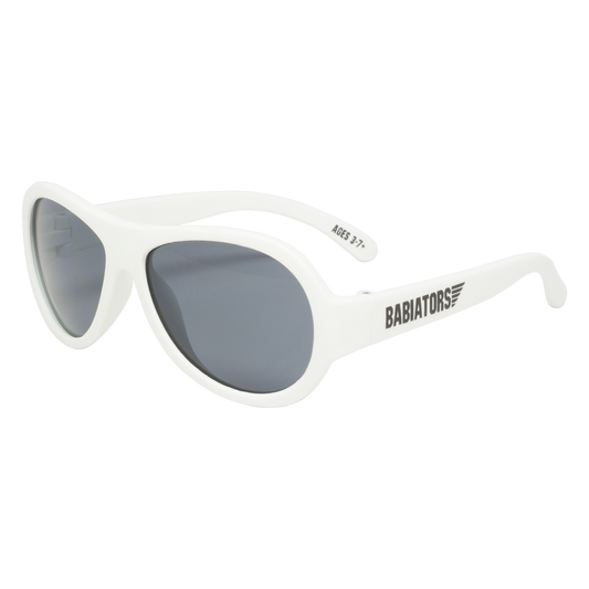 Wicked White  - Aviator Sunglasses