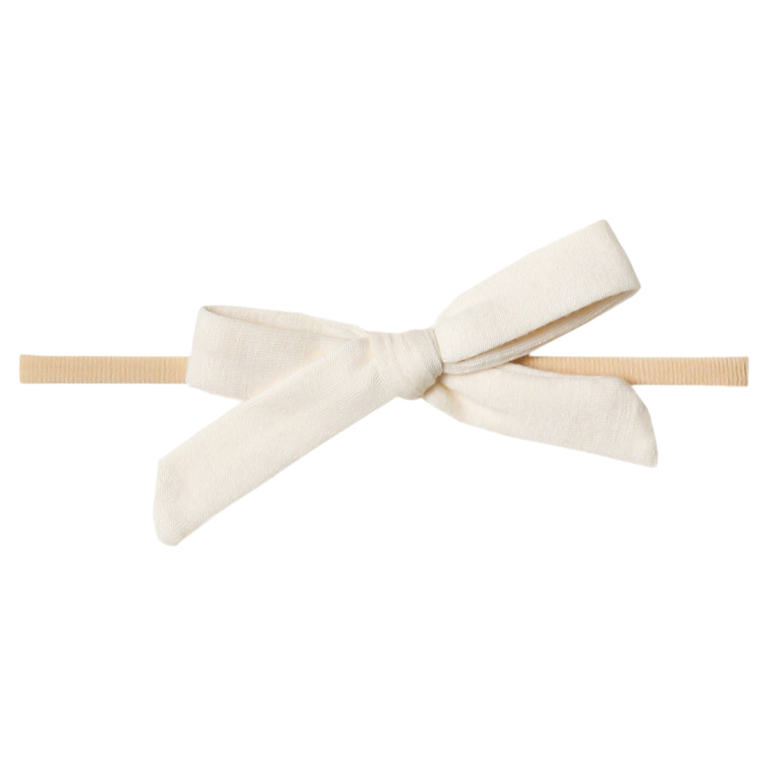 Copper Pearl Ribbon Nylon Bow - Yuma